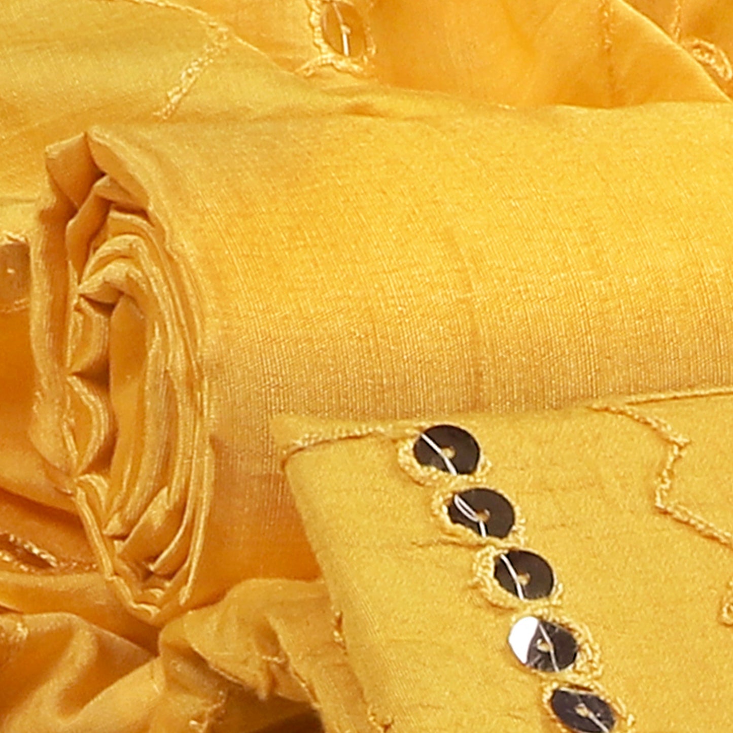 Chanderi Cotton bland unstitched dress material