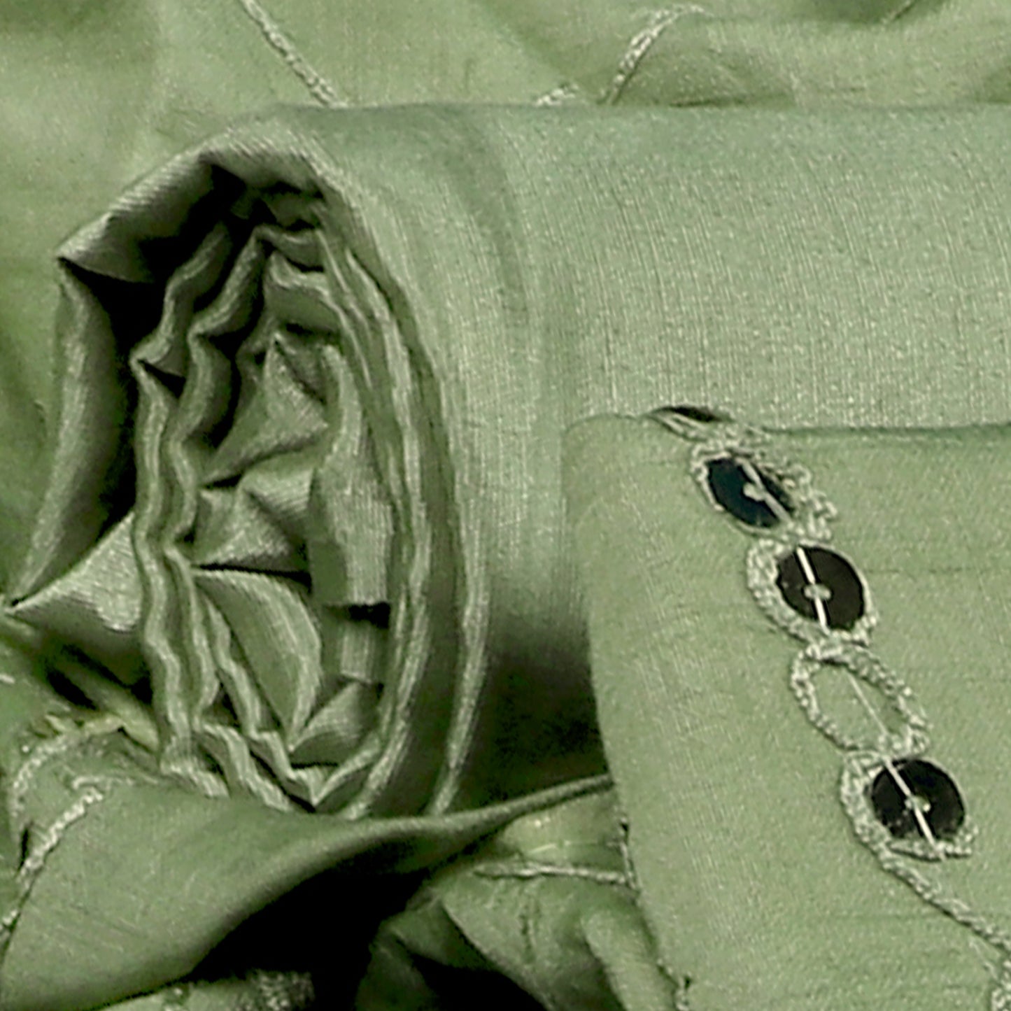 Chanderi Cotton bland unstitched dress material