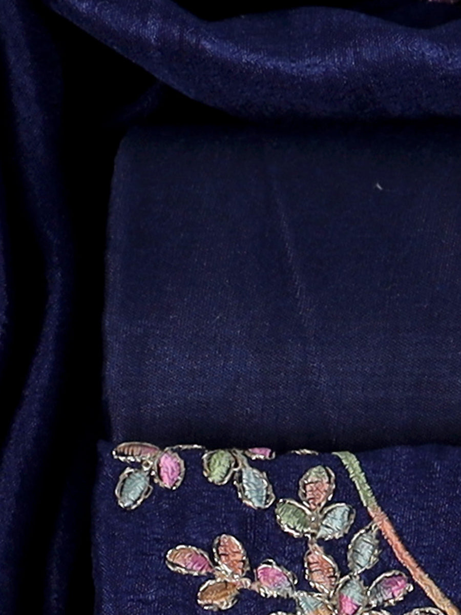 Silk bland unstitched dress material