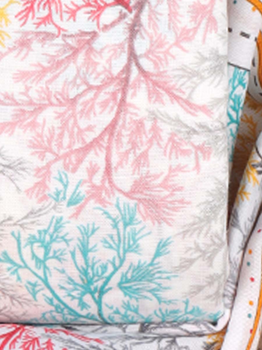 Cotton bland unstitched dress material