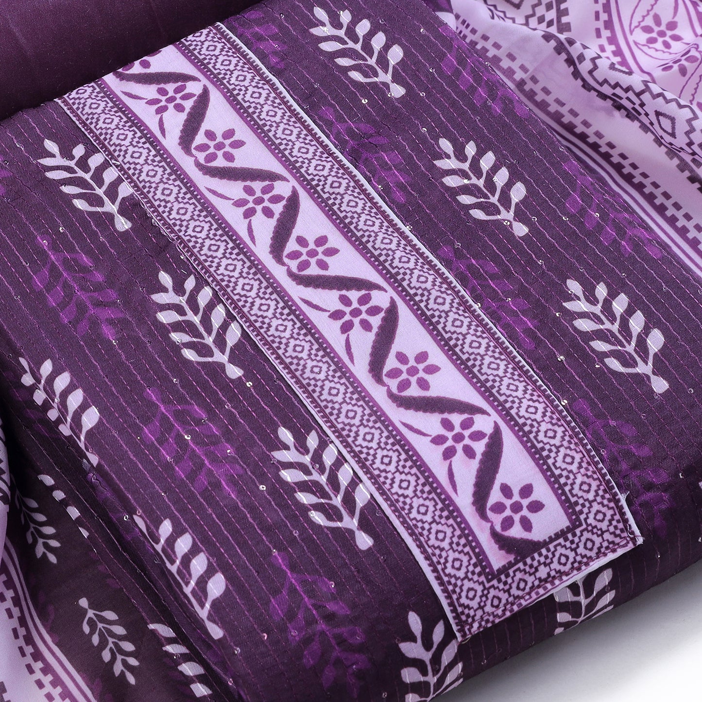 Shiffon Cotton bland unstitched dress material