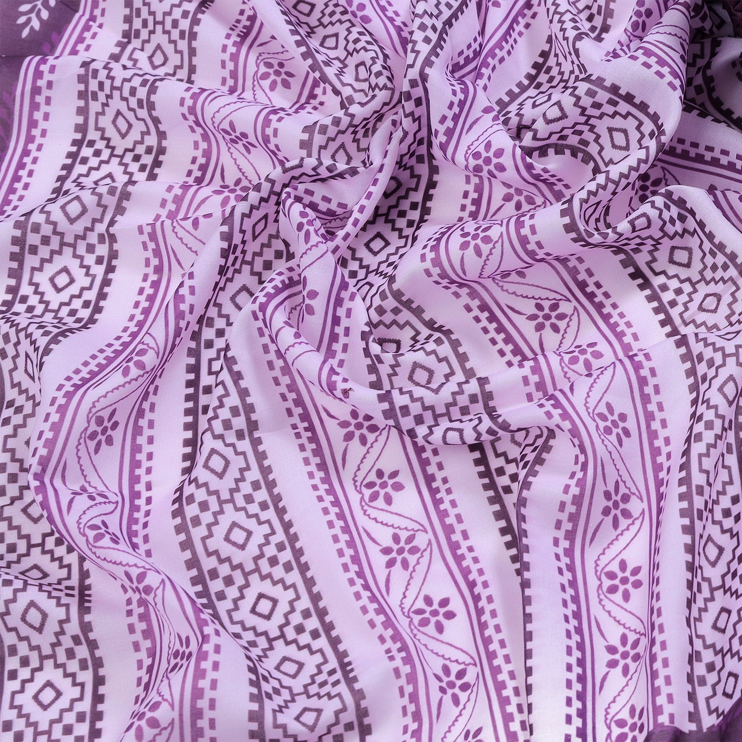 Shiffon Cotton bland unstitched dress material