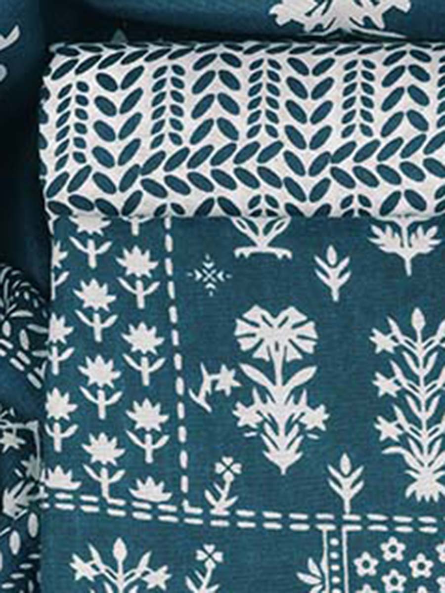 Cotton bland unstitched dress material