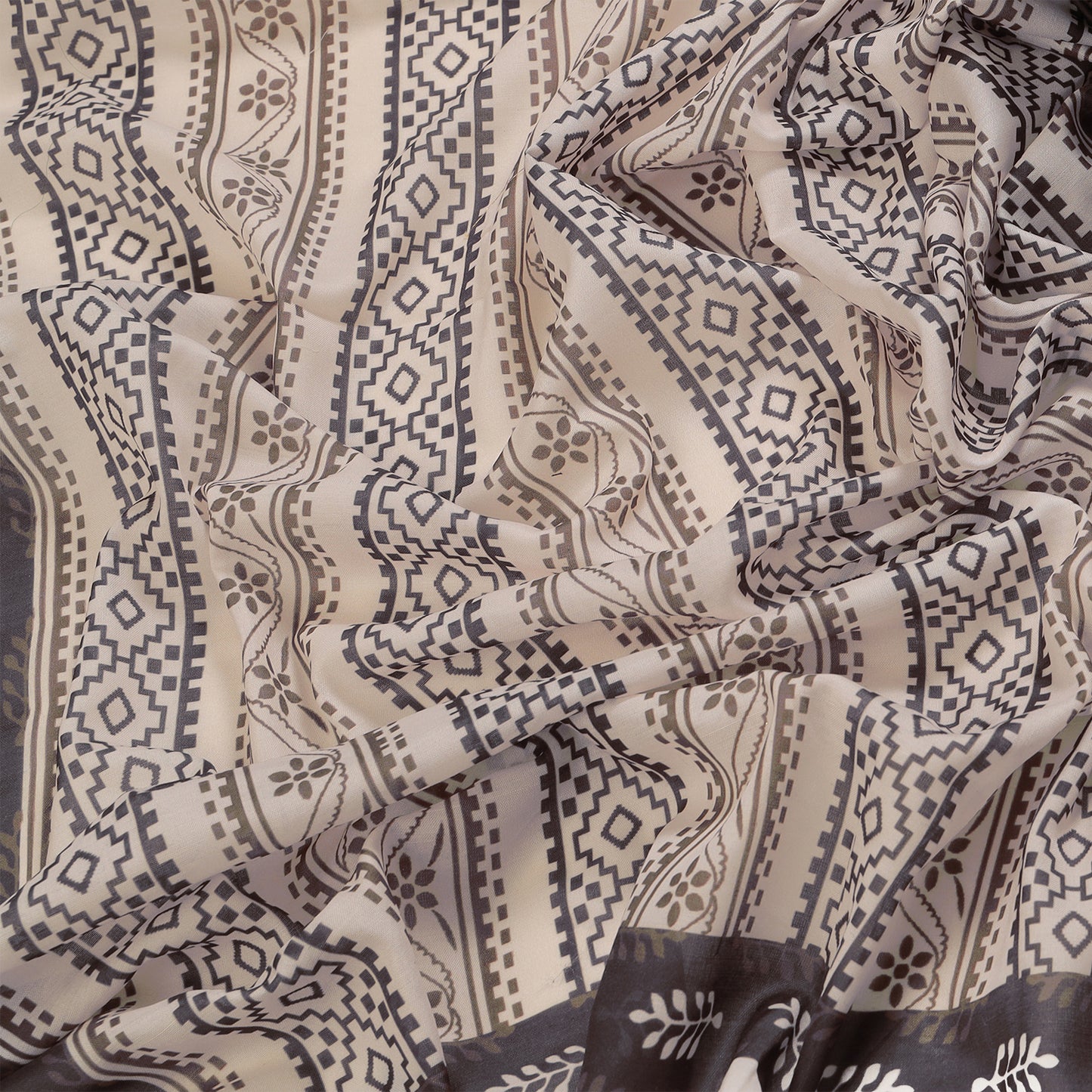 Shiffon Cotton bland unstitched dress material