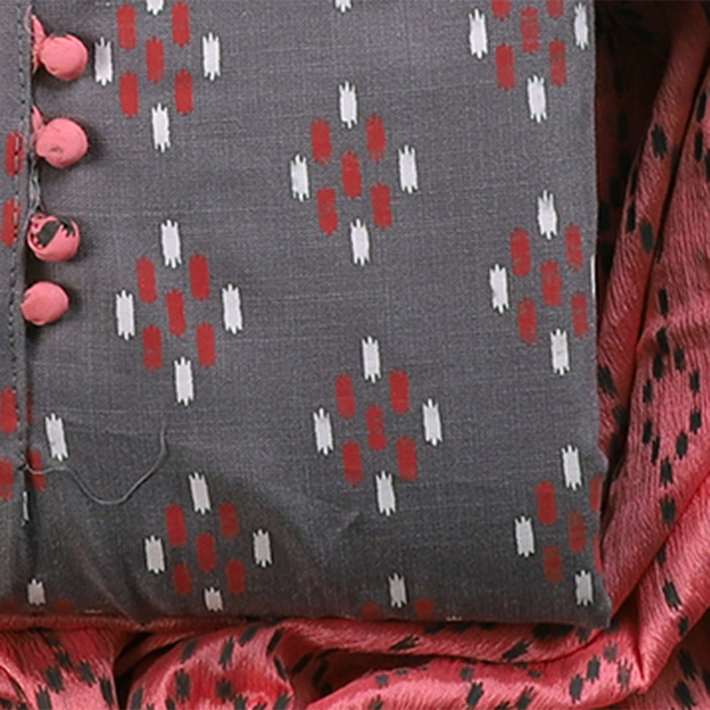 Cotton bland unstitched dress material