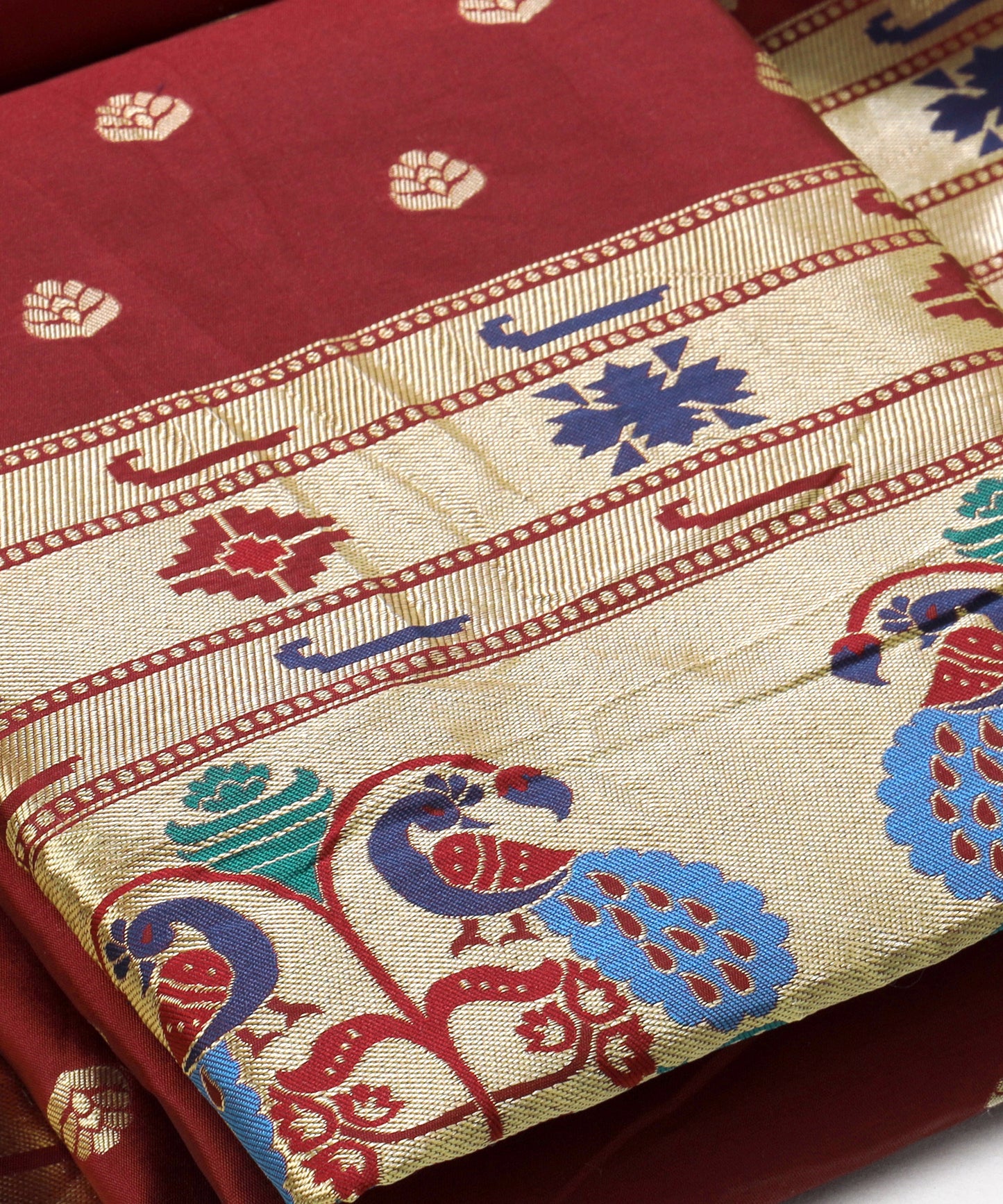 Silk bland unstitched dress material