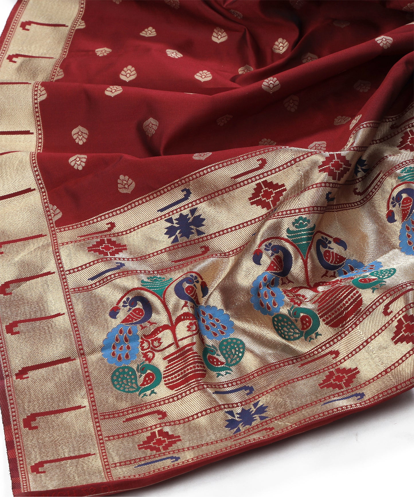Silk bland unstitched dress material