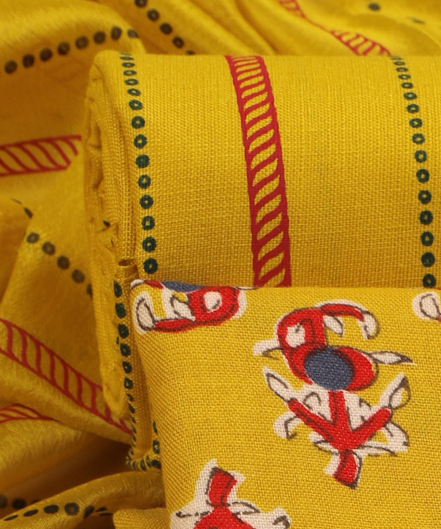 Cotton blend unstitched dress material