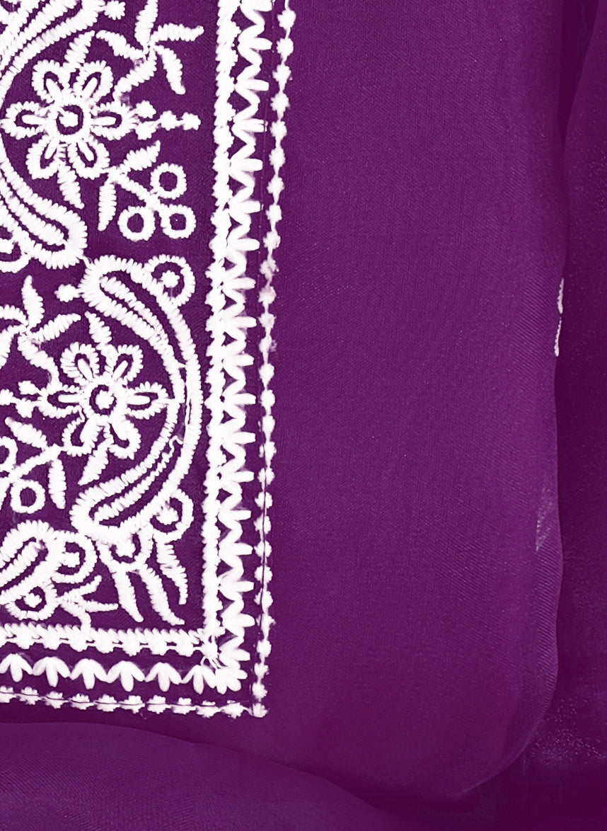 Orgenza unstitched dress material