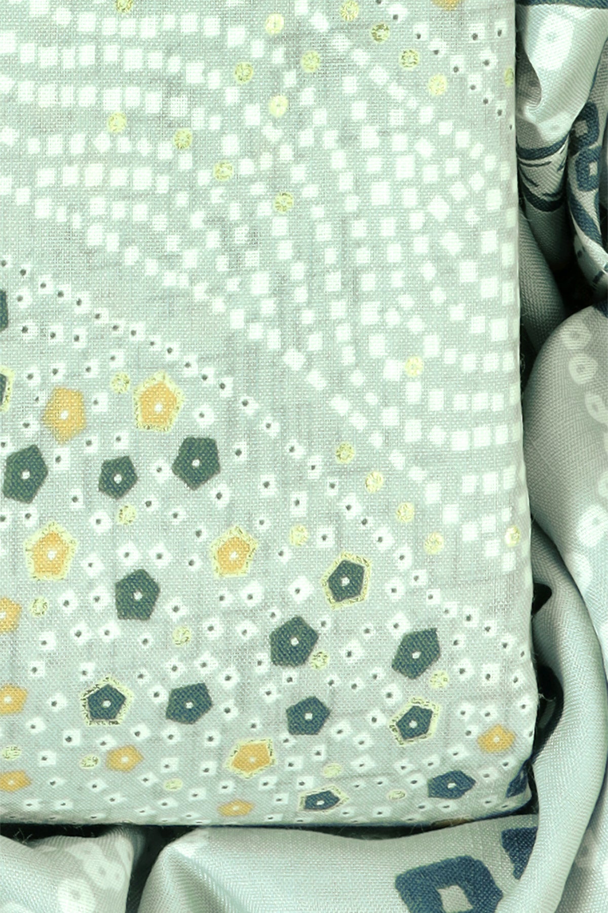 Cotton bland unstitched dress material