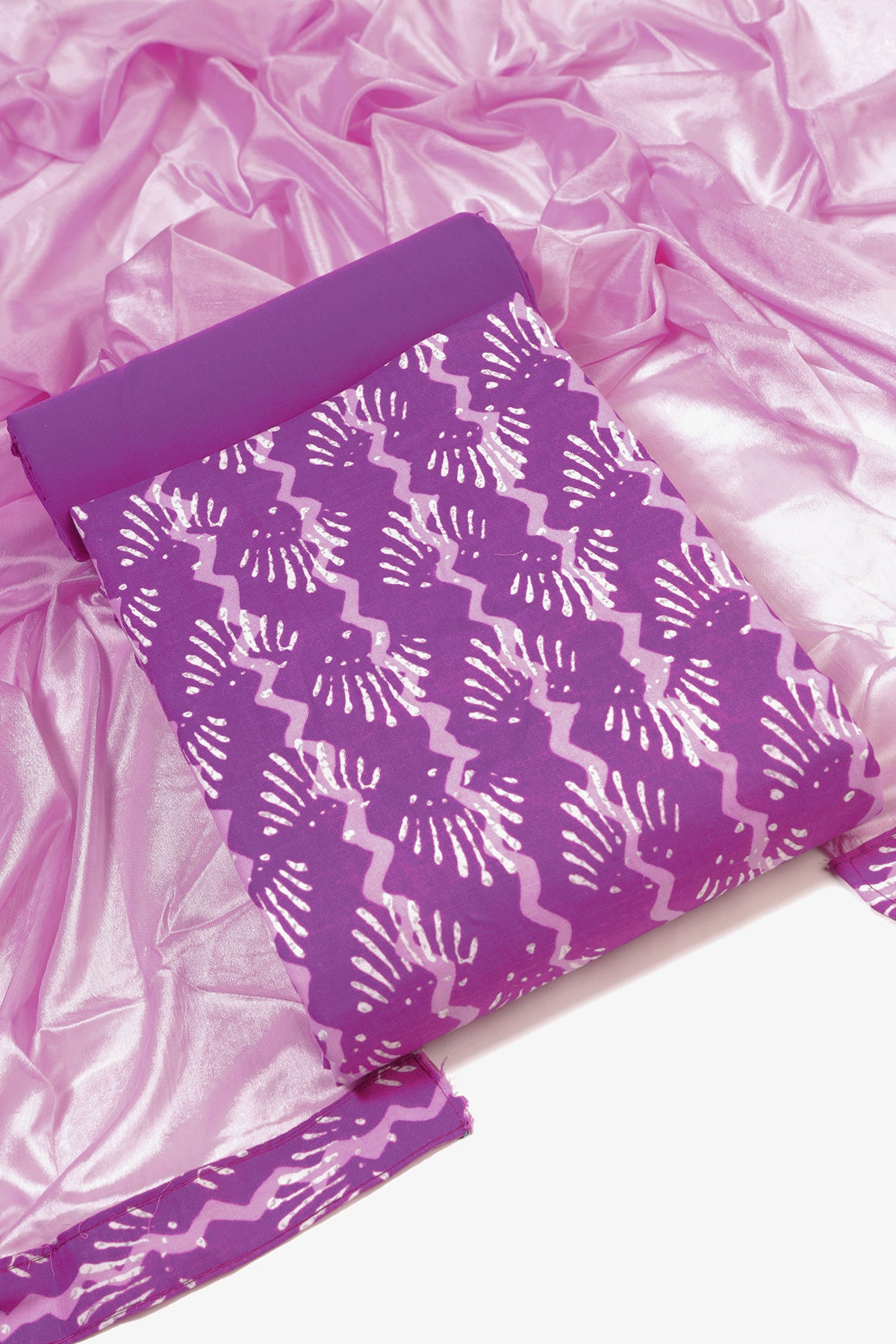 Cotton bland unstitched dress material