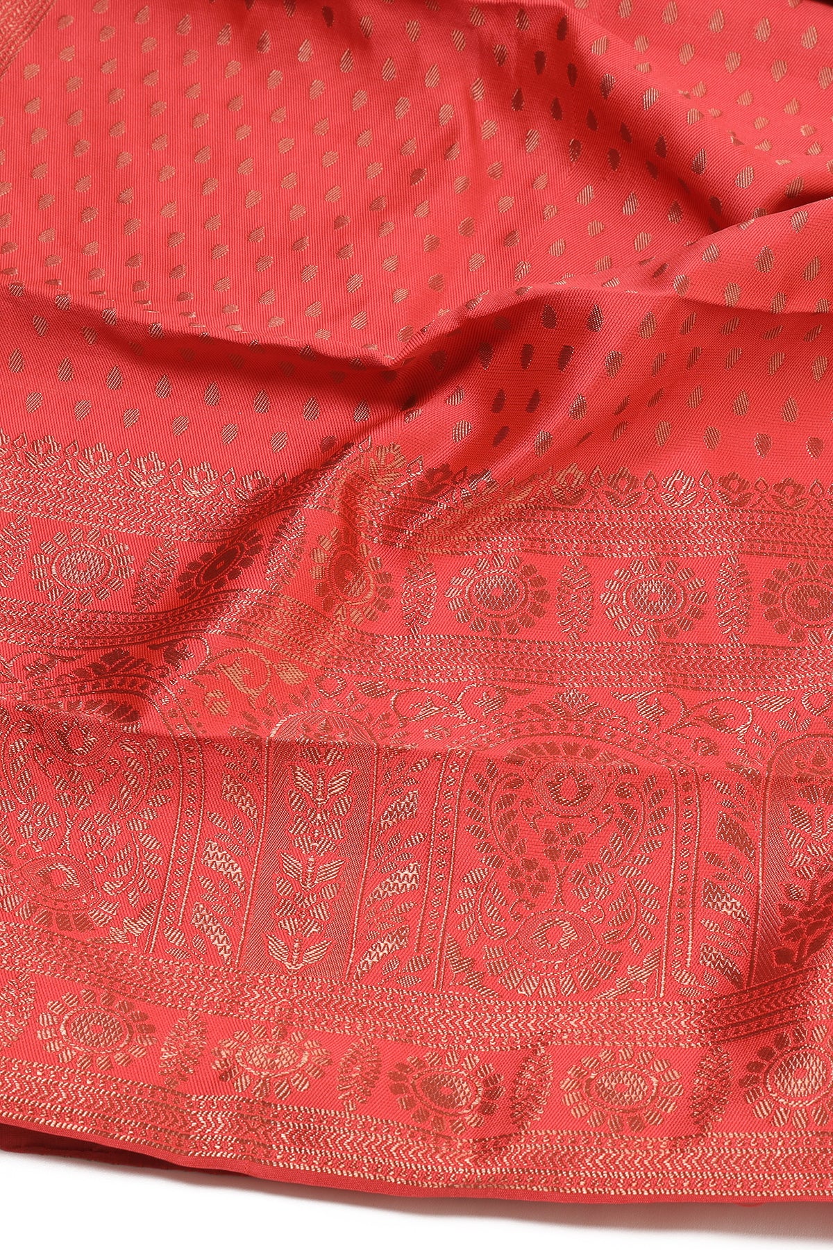 Jacquard Work unstitched dress material