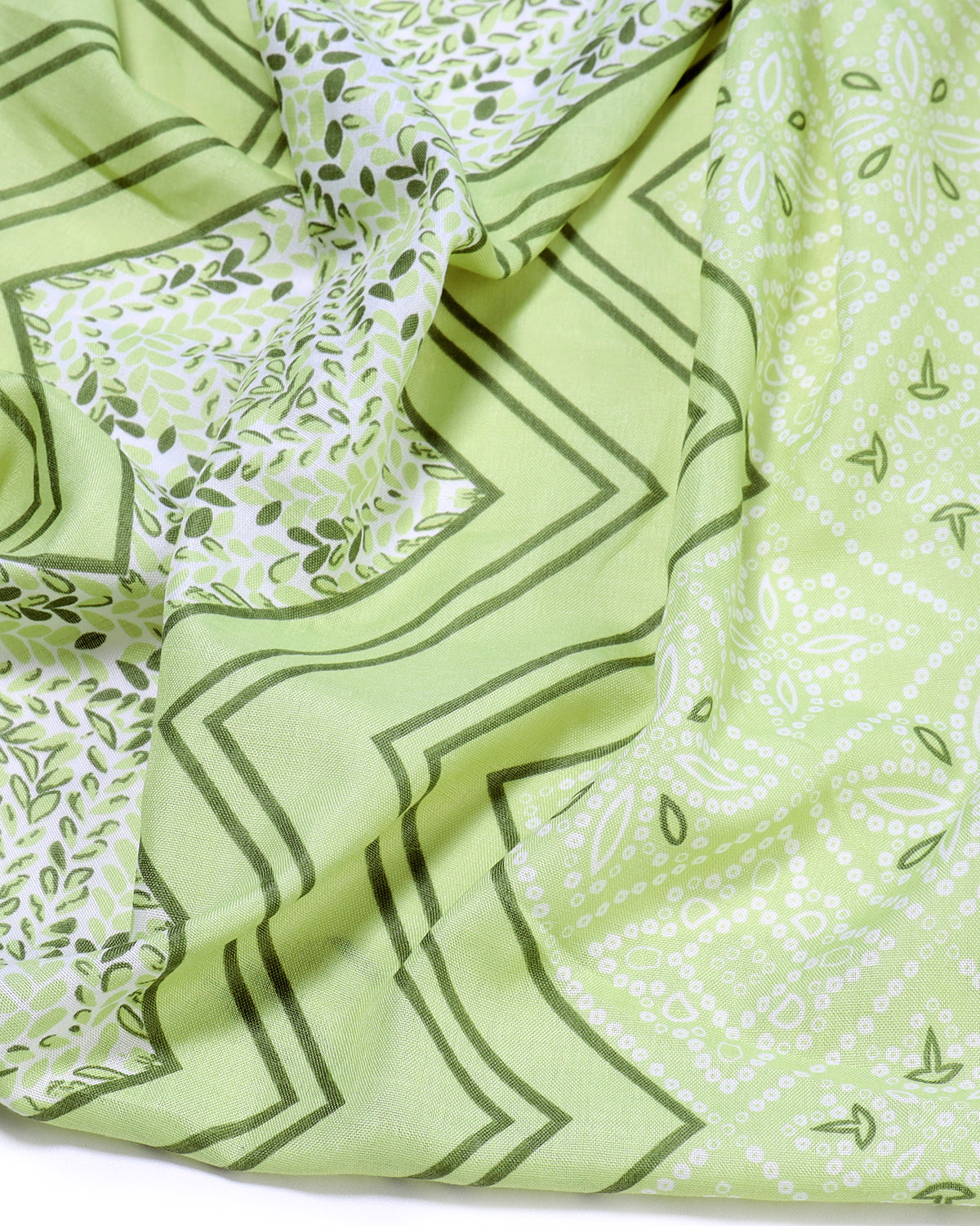Cotton blend Print unstitched dress material
