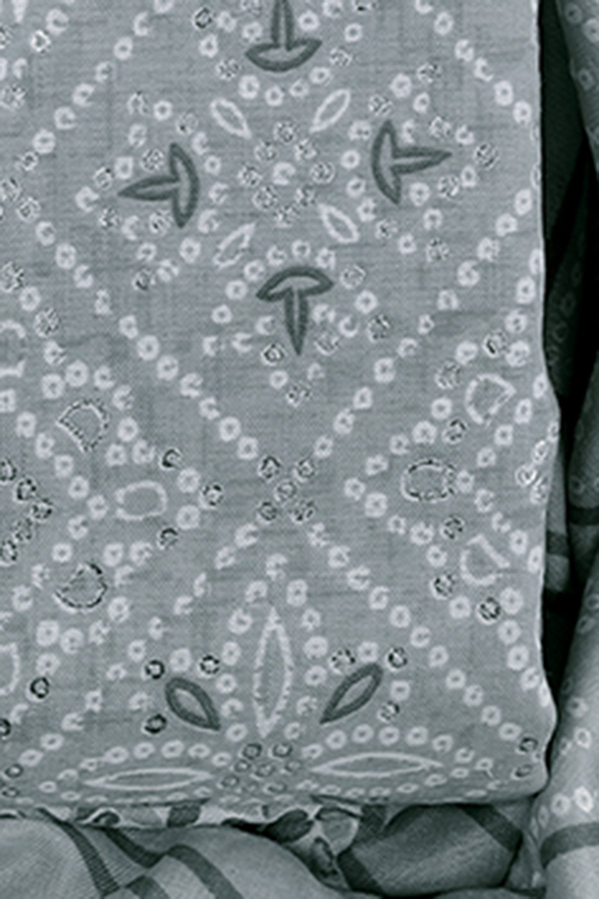 Cotton blend Print unstitched dress material