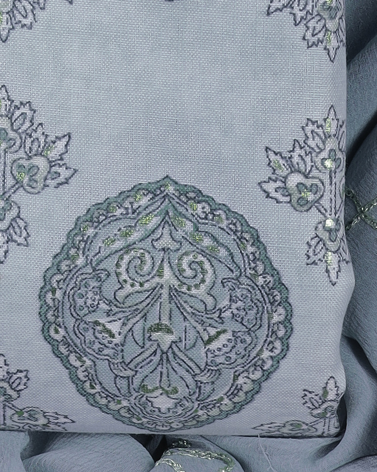 Cotton blend Print unstitched dress material
