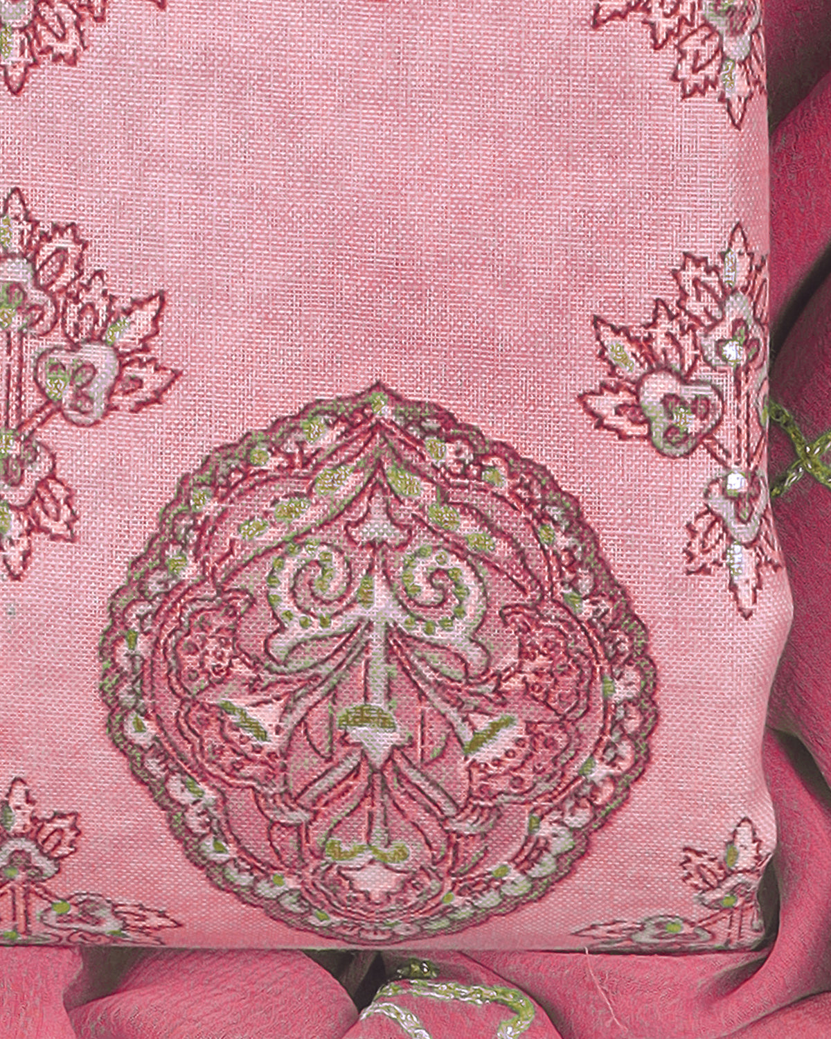 Cotton blend Print unstitched dress material