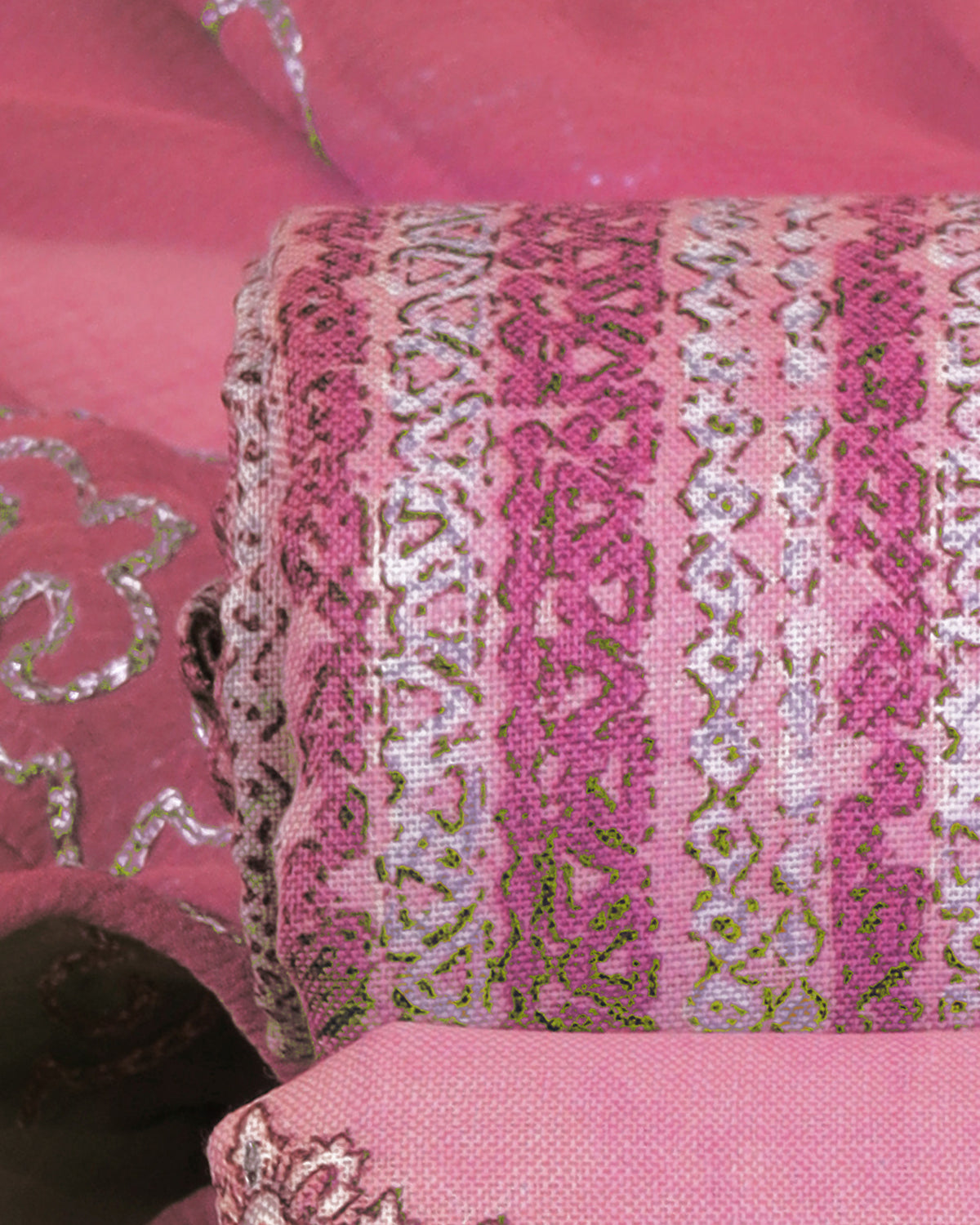 Cotton blend Print unstitched dress material