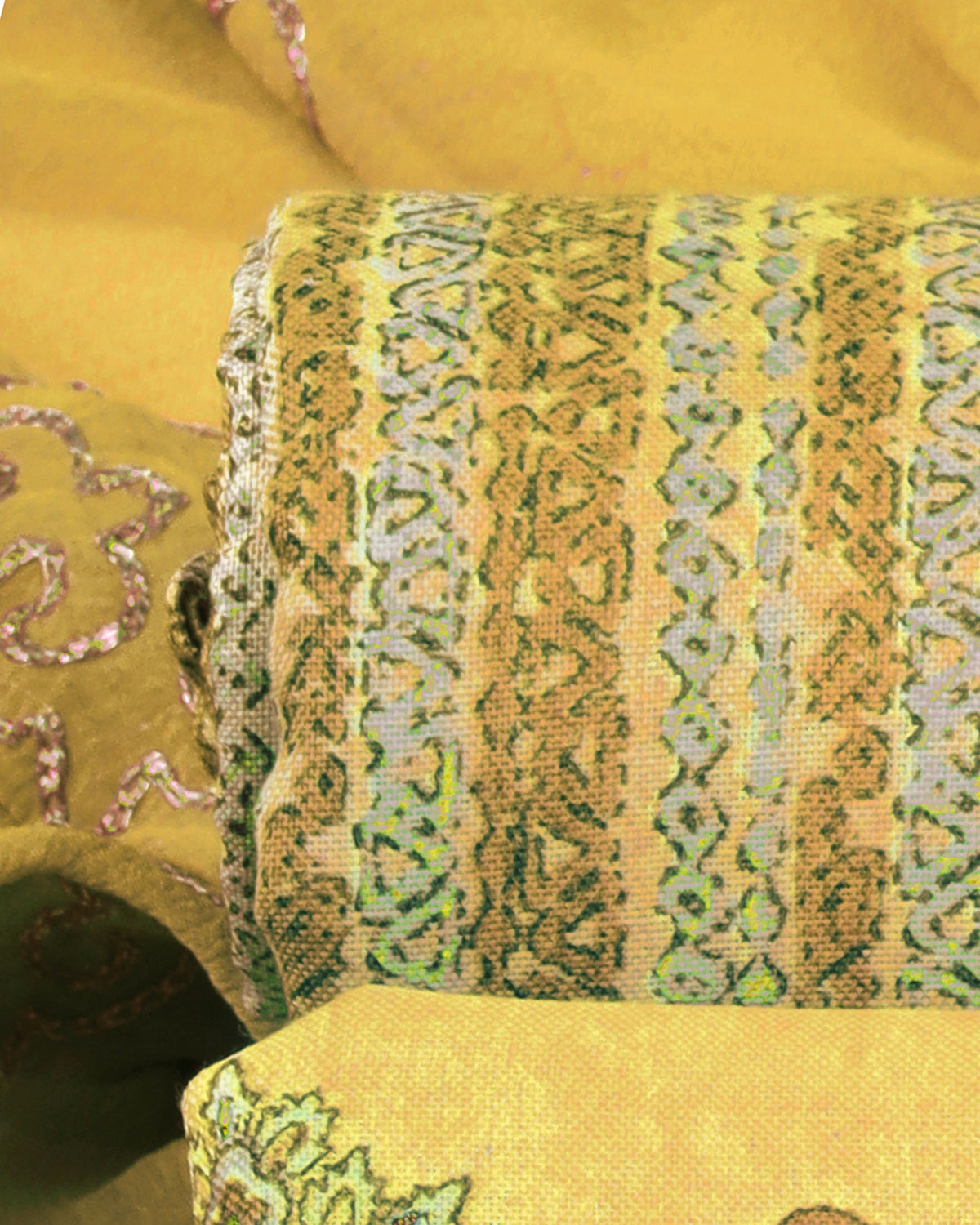Cotton blend Print unstitched dress material