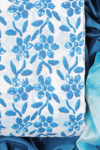 Cotton blend Print unstitched dress material