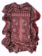 Cotton blend Print unstitched dress material