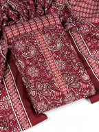 Cotton blend Print unstitched dress material