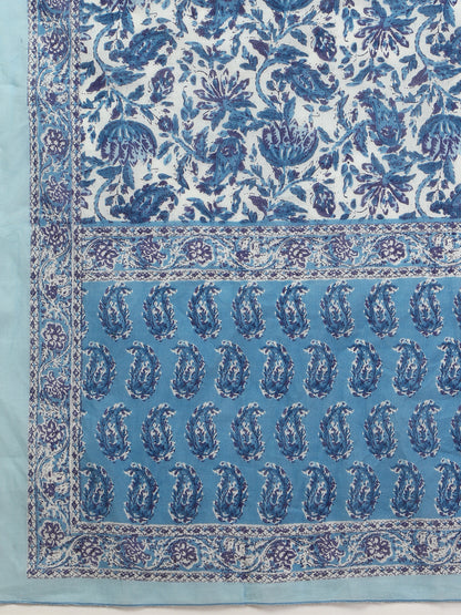 Cotton print kurta set with dupatta