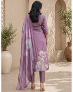 Women’s 3 Piece Cotton Blend Kurta with Pant & Dupatta