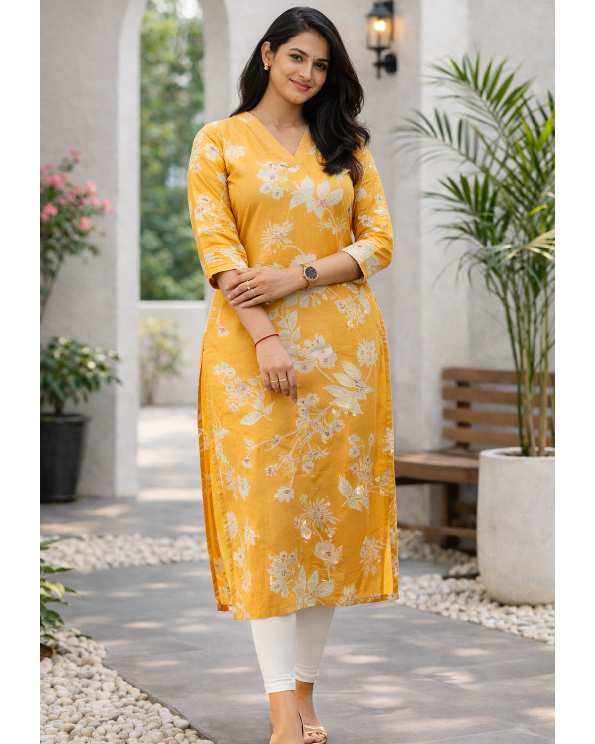 Women's Rayon Stitched Printed Kurta