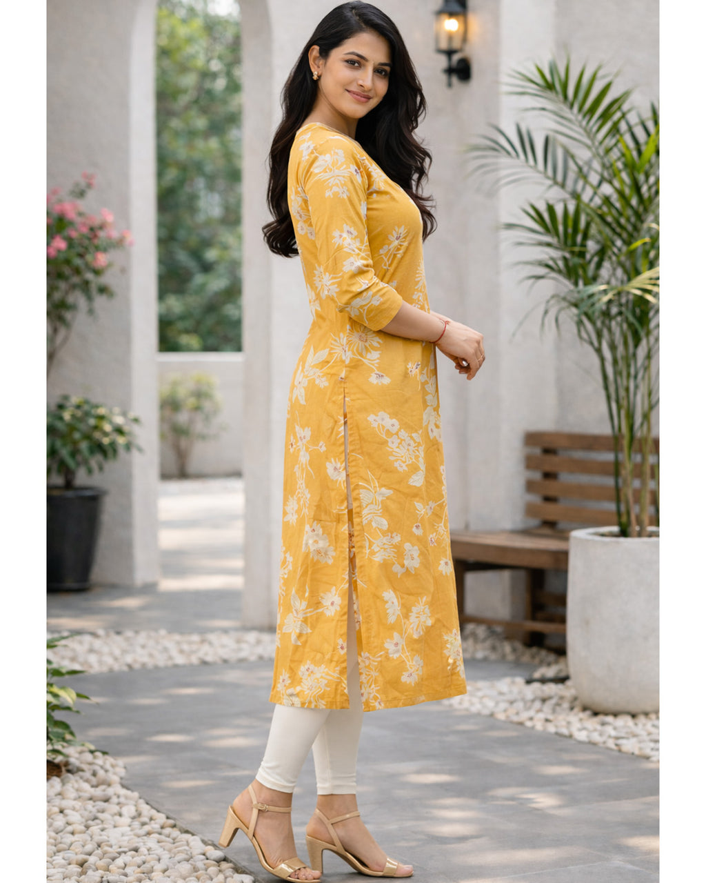 Women's Rayon Stitched Printed Kurta