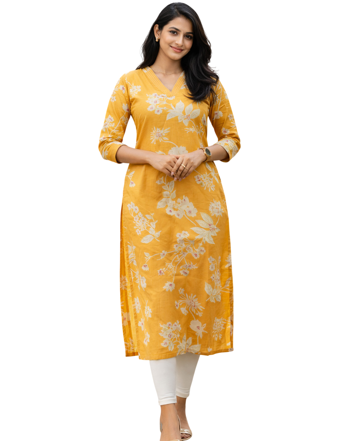Women's Rayon Stitched Printed Kurta