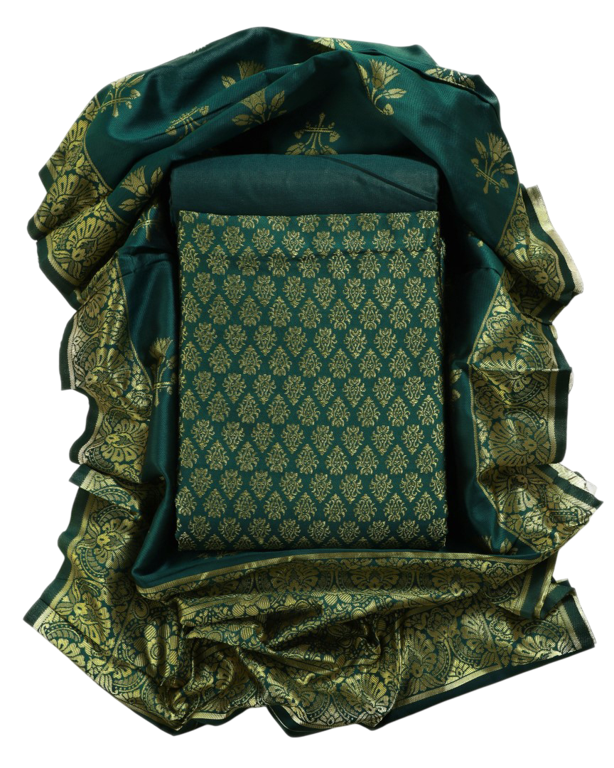 Jacquard Woven Unstitched Dress Material for Women