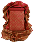 Jacquard Woven Unstitched Dress Material for Women