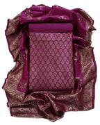 Jacquard Woven Unstitched Dress Material for Women