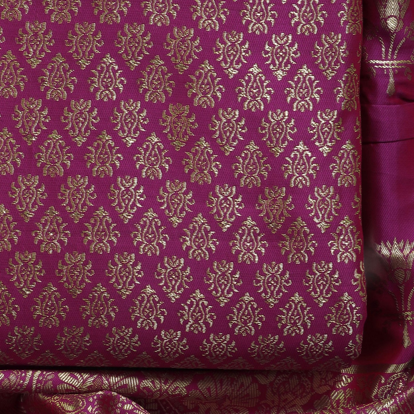 Jacquard Woven Unstitched Dress Material for Women