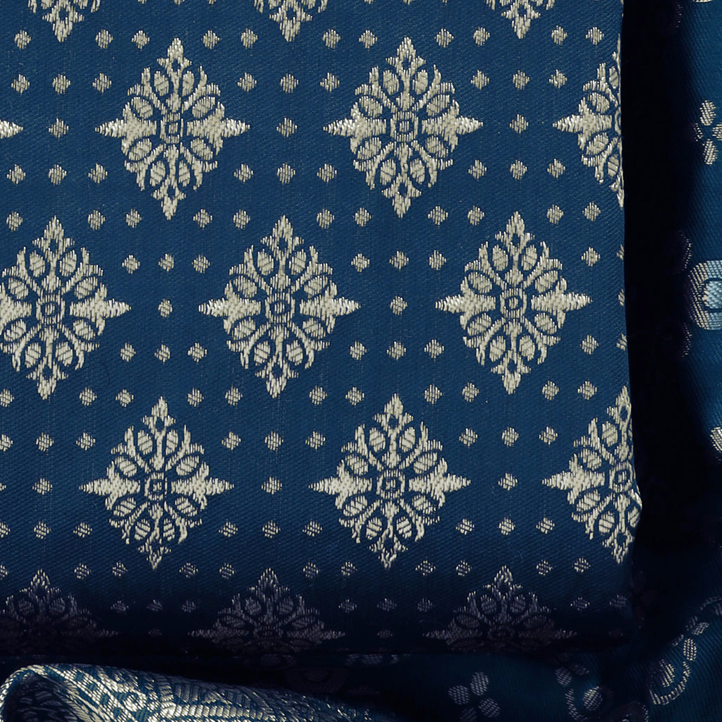 Jacquard Woven Unstitched Dress Material for Women