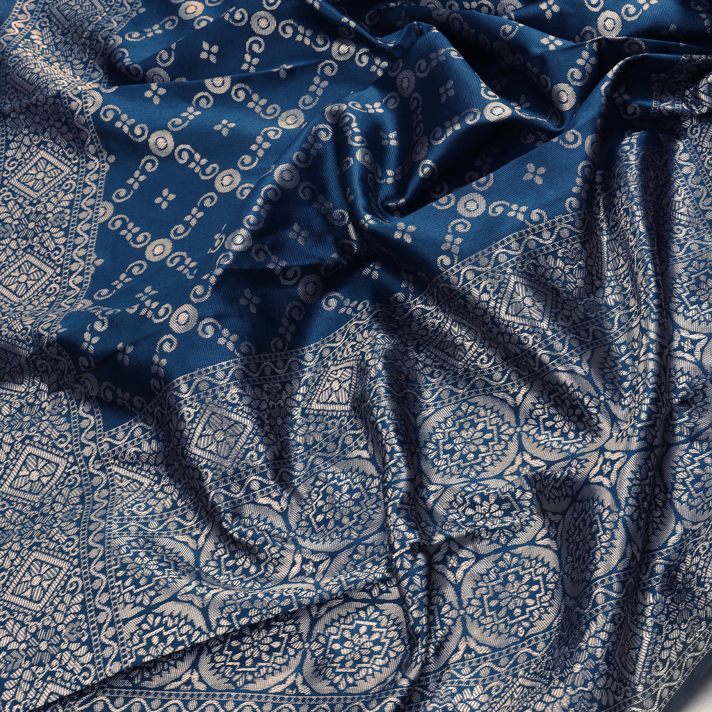 Jacquard Woven Unstitched Dress Material for Women