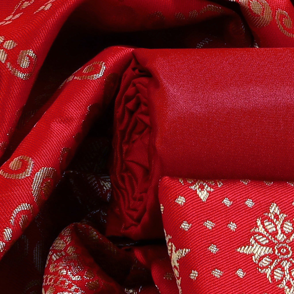 Jacquard Woven Unstitched Dress Material for Women