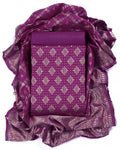 Jacquard Woven Unstitched Dress Material for Women