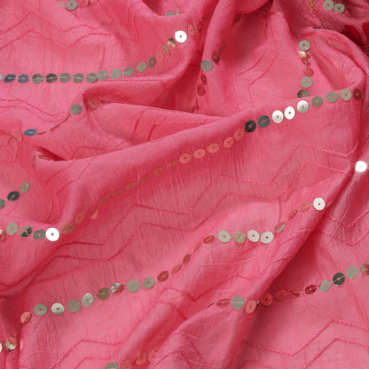 Chanderi Cotton bland unstitched dress material