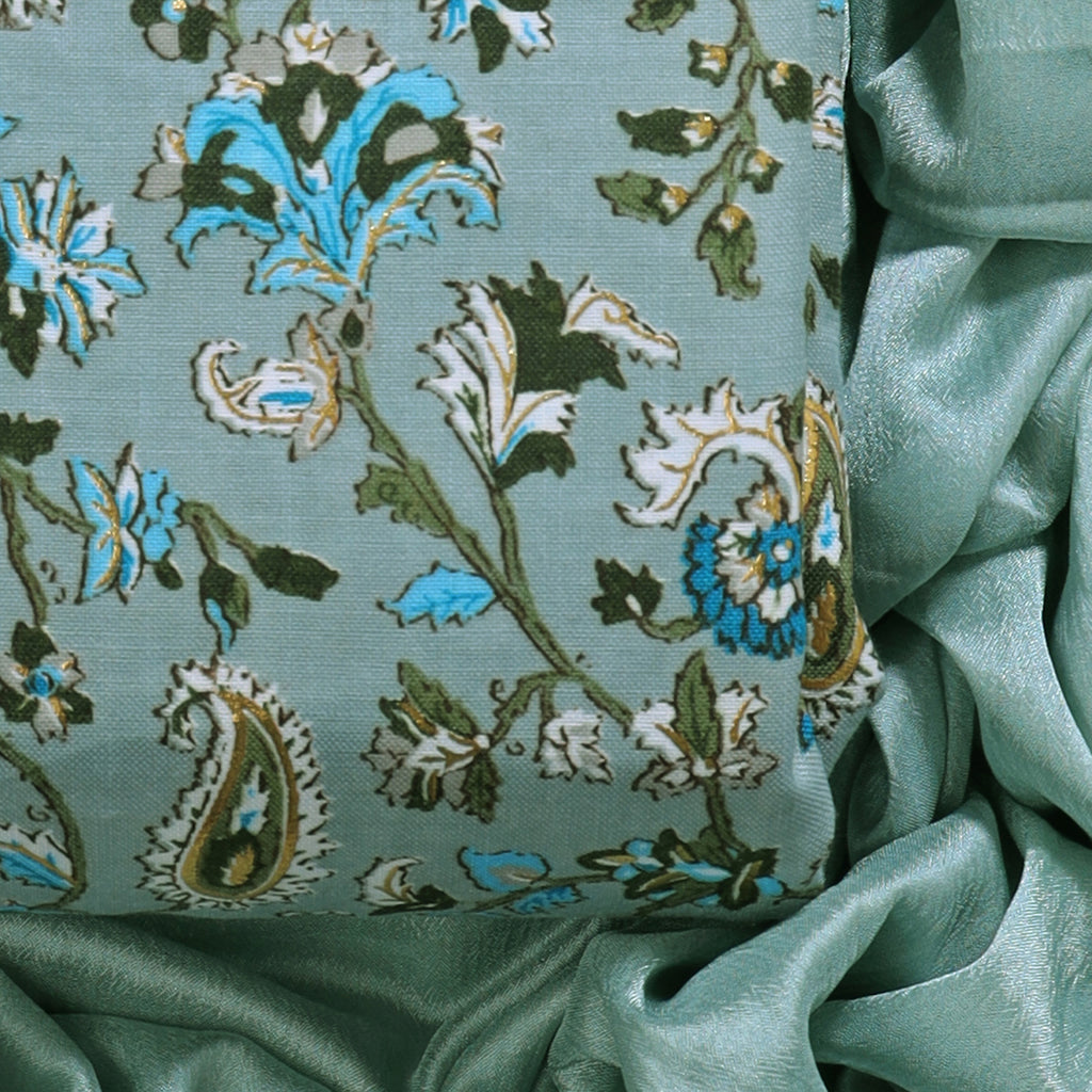 Cotton bland unstitched dress material