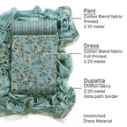 Cotton bland unstitched dress material