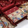 Silk bland unstitched dress material