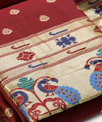 Silk bland unstitched dress material
