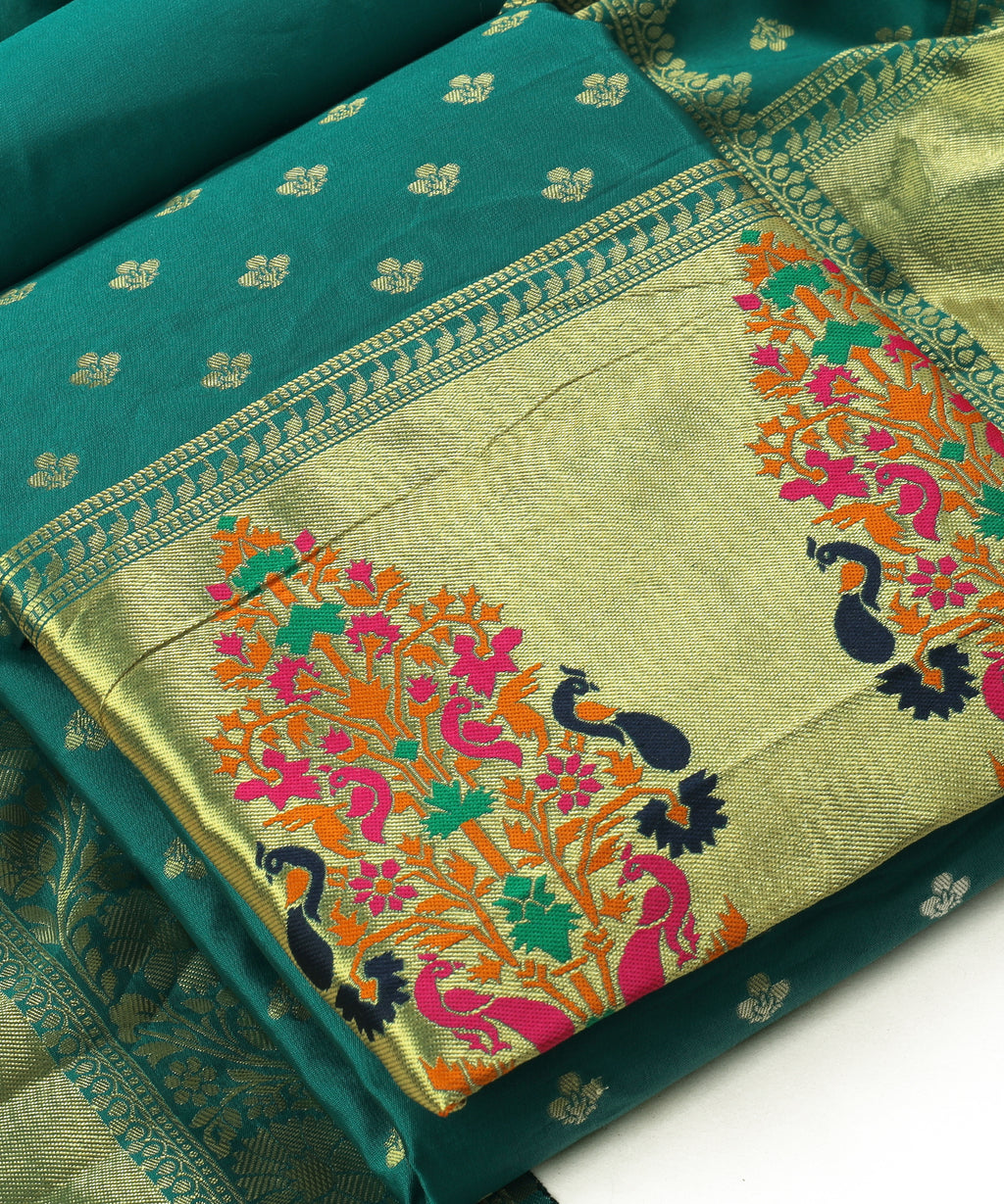 Silk bland unstitched dress material