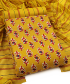 Cotton blend unstitched dress material