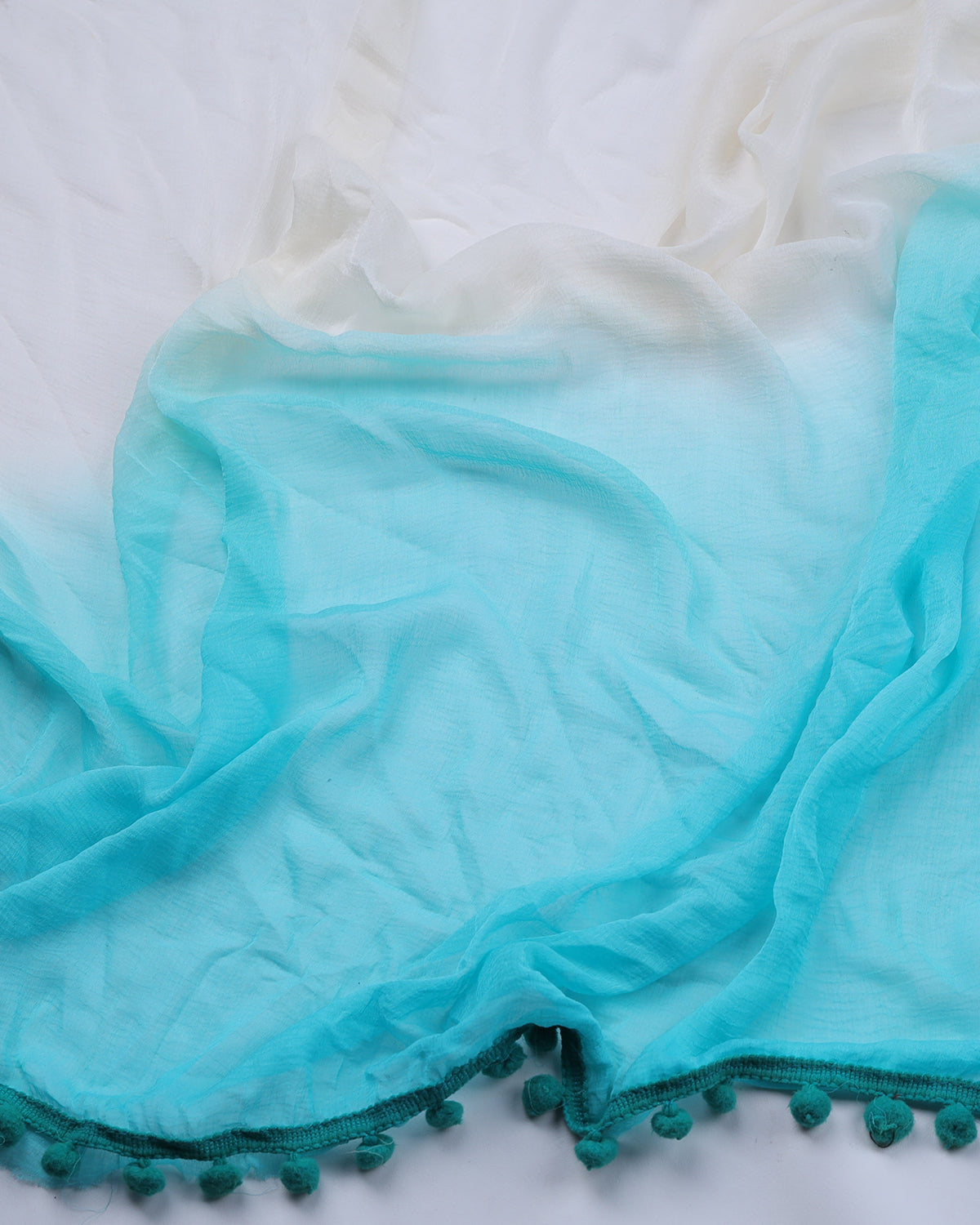 Cotton blend floral print unstitched dress material