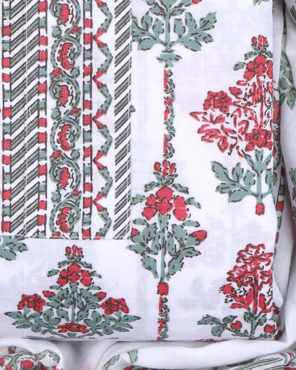 Cotton print unstitched dress material