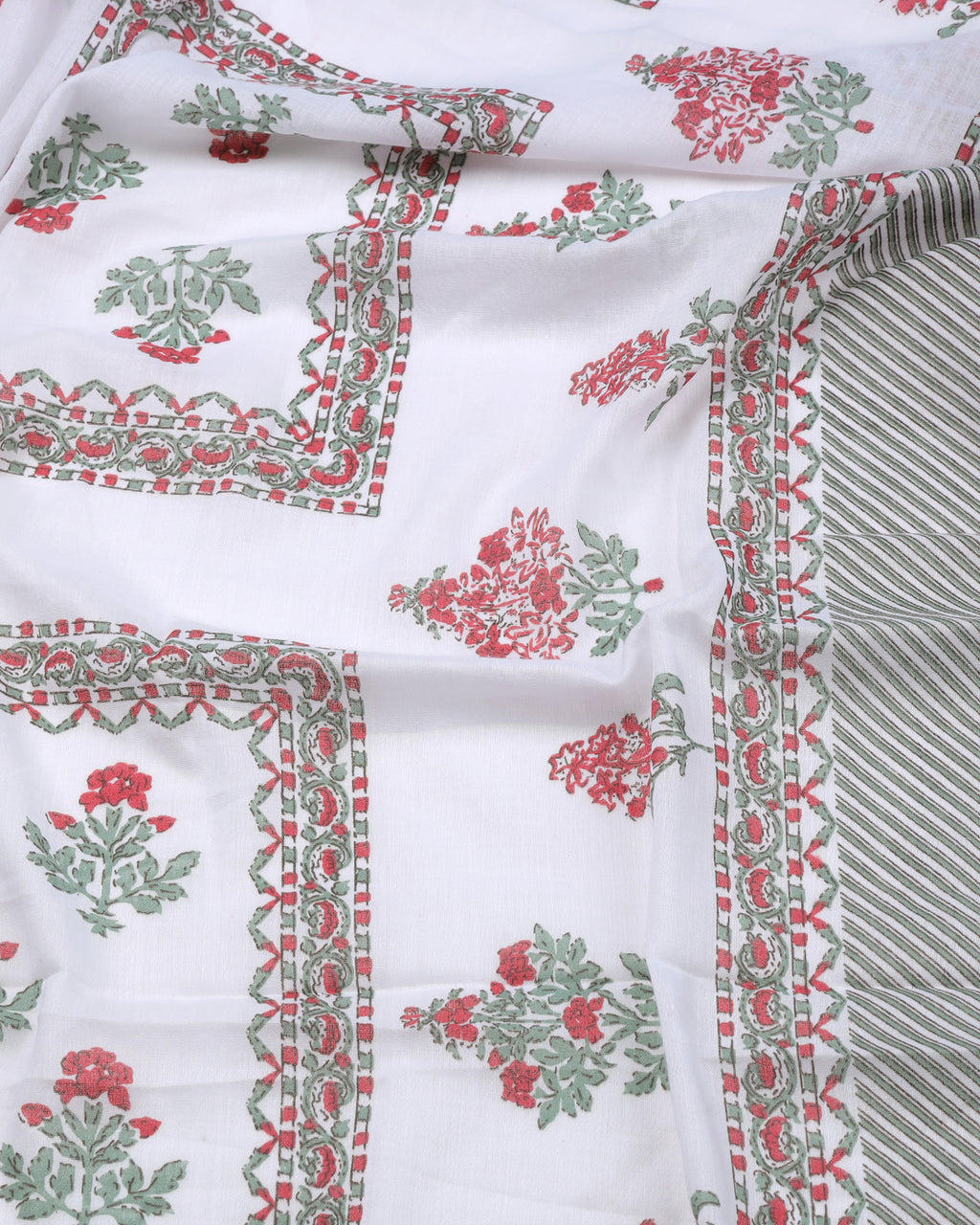 Cotton print unstitched dress material