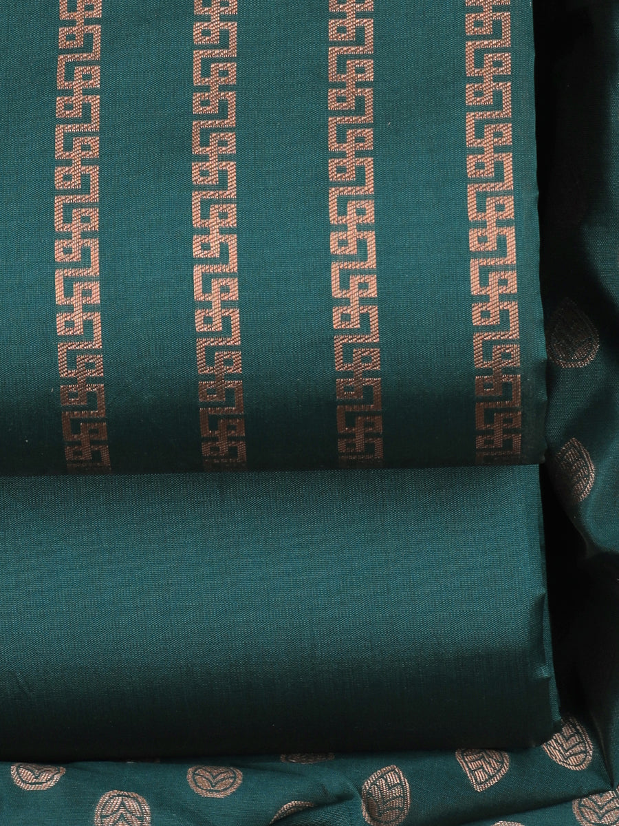 Silk Jacquard blend unstitched dress material