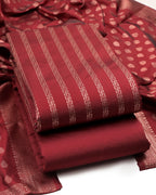 Jacquard Woven Unstitched Dress Material for Women